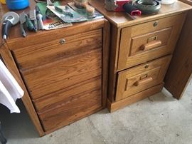 Oak File Cabinets