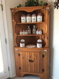 Corner Cabinet & Spice Containers