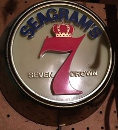 Seagram's 7 Lights Up From Back 