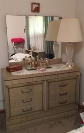 MC Dresser w/ Mirror - There Are Also Beds & Bedding For Sale
