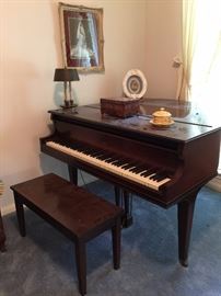 Sargent piano, ivory keys