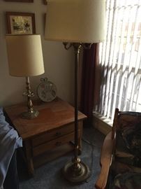 floor lamp & table lamp