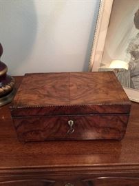 Antique sewing box