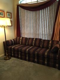 Santa Fe sofa, floor lamp