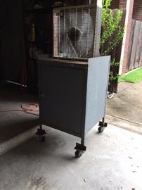 rolling metal cart