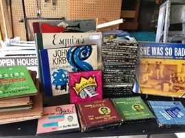 Vintage Vinyl including rare jazz, classical, & blues. Prices vary.