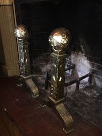 Brilliant andirons