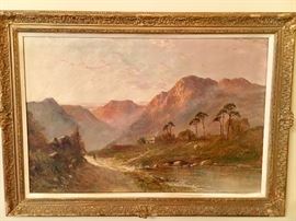 Campbell Scott, British - oil on canvas