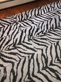 Floor is interlocking snap-together carpet tiles - really neat!