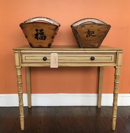 Antique hand painted table