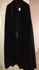 Great, heavy, velvet cape