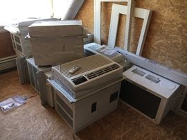 Lots of air conditioners