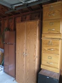Wood Cabinet is sold. 
