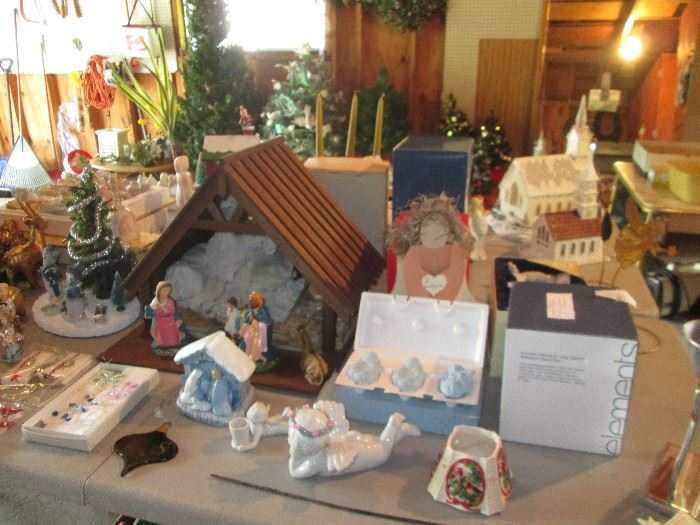 Large selection of Christmas and holiday items