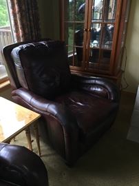  Hancock and Moore leather recliner 