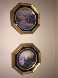  Kinkade collector plates 