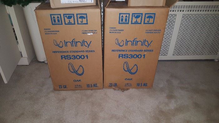Infinity speakers new in box