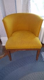 Wool upholstered chair