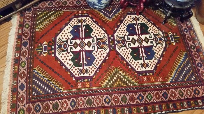Vintage Geometric Rug- Perhaps Indian