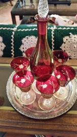 Bavarian Decanter Set