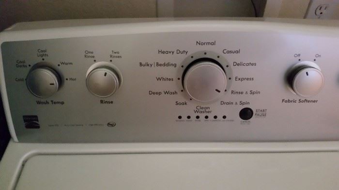 Washer and Dryer- Newer