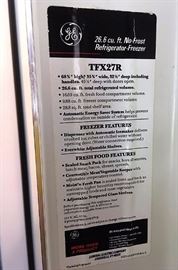 GE 26.6 cu. Ft. No-Frost Refrigerator-Freezer w/Ice & Water in Door