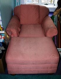 Kay City Chair w/Ottoman