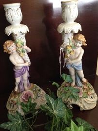 Pair of vintage Von Schierholz candlesticks