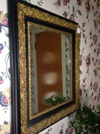 Black & gold mirror