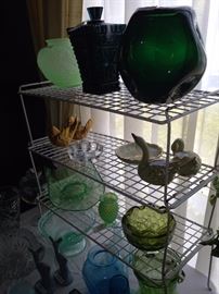 Green glassware