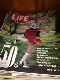 1970 LIFE magazines (top one about the 50's)
