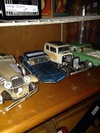 Vintage model cars