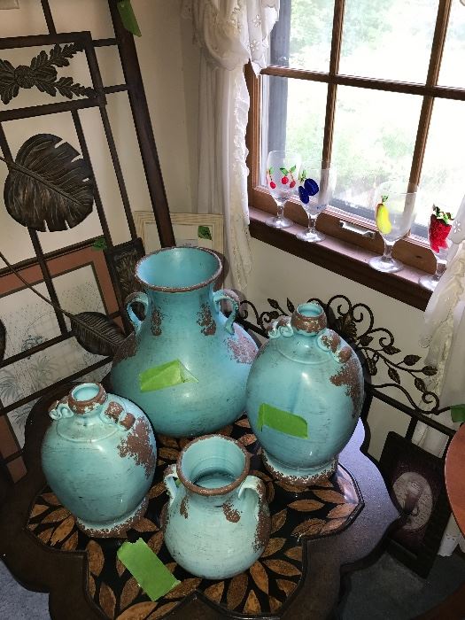 IMPORTED JUGS, VASES
