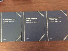 Lincoln Head Set                                                        Liberty Standing Quarter                                         Benjamin Franklin Half Dollar