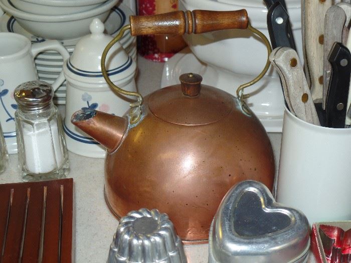 Copper tea  pot