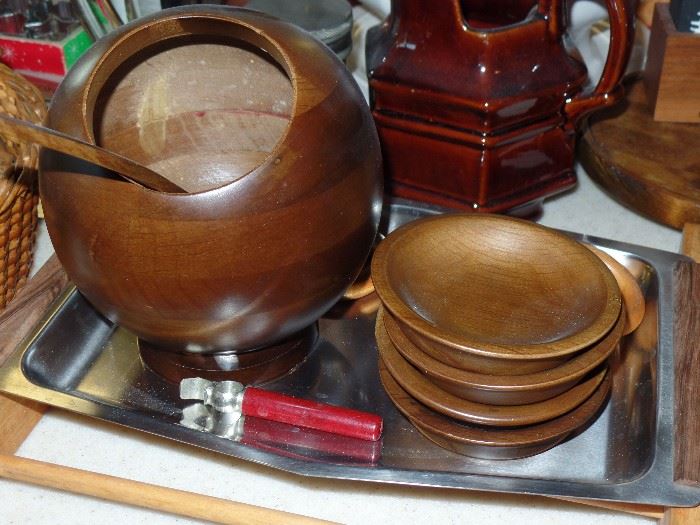 Cool Wooden Salad bowl and bowls