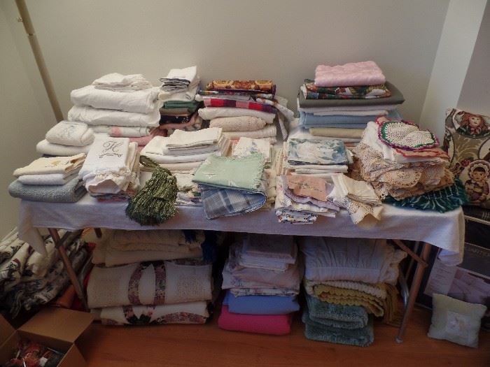 Wow! lots of great linens