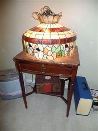 Vintage Tiffany "Style" hanging lamp