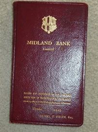 1926 Midland Bank Limited fold out map book of London,  Great Britain and Northern Ireland 