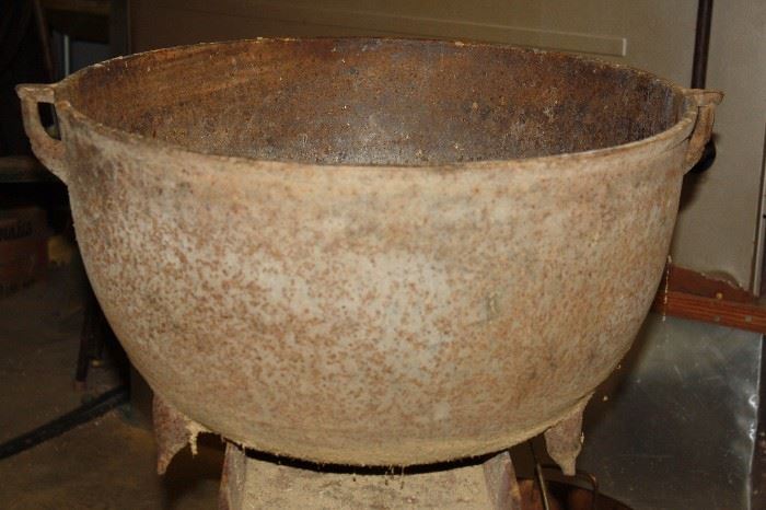 Large Cast Iron Pot with Feet