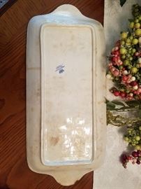 Wedgwood Serving Tray, Hague, Dutch $80 Back of Tray, Chipped