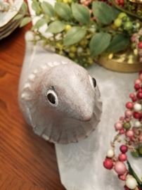 Concrete Cement Sculpture by Isabel Bloom, "Mourning Dove" $85