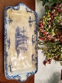 Wedgwood C9L England, Hague, Dutch Serving Tray, $80 (Chipped)