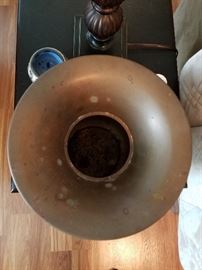 Top of Spittoon. Original Patina.