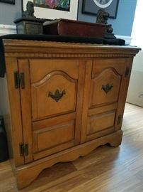 Two door Cabinet Needs Top Surface Repair 