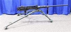The Allied Armament Browning M2 (Ma Duece) .50 Cal Semi-Automatic Machine Gun SN#628024 with M3 Footed Tripod, Timing Gage, Head Space Gage