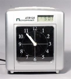 Acroprint ATR120 Electronic Top-Loading Time Recorder Time Clock
