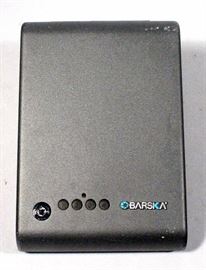 Barska Compact Digital Keypad Lock Box Safe AX11968, 7.37" x 10.5" x 2", w/ Security Cable, 4 Digit Digital Keypad, Back-Up Keys, Appears New in Box