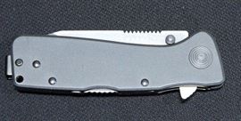 SOG TWI-211 Twitch XL Tanto Knives, Qty 4, Straight Edge Assisted Folding 3.25-Inch Steel Blade and Black Handle, Black TiNi, New Old Stock