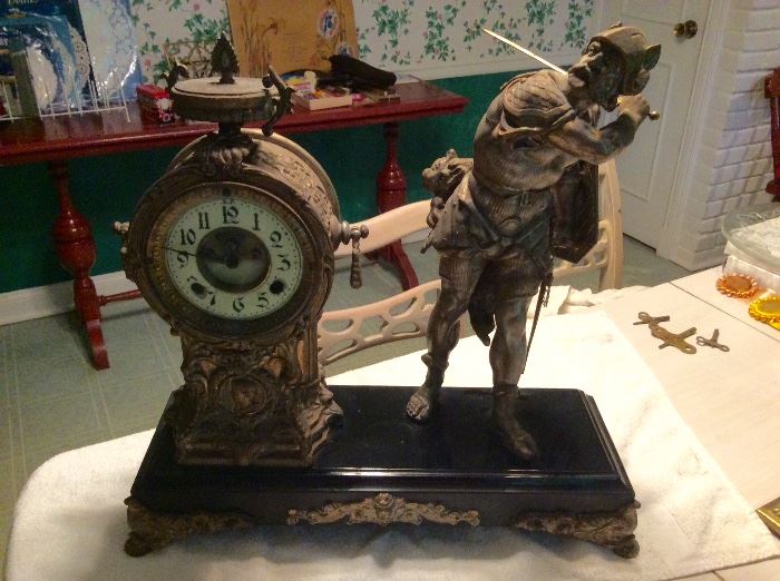 Antique Figural Clock
